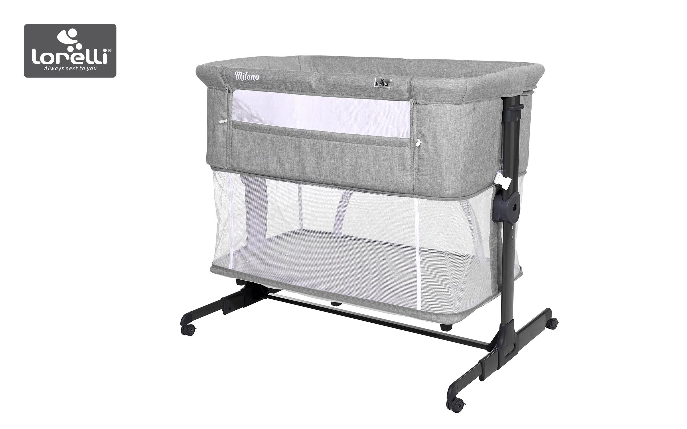 Patut pliant Milano 2 in 1, gri  3